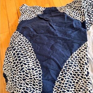 Marimekko 100% cotton 
 Navy and White Duvet Cover